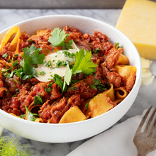 Load image into Gallery viewer, Pulled Pork &amp; Fennel Ragu with Pappardelle

